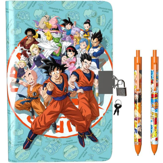 Dragon Ball: Diario Copertina Rigida + 2 Penna A Sfera Confezione Regalo Scuola