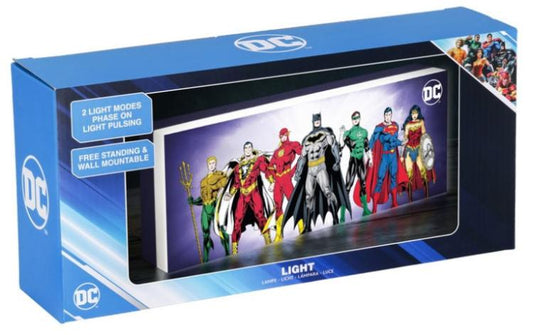 Paladone Lampada Ufficiale Dc Comics Heroes Personaggi Light Pulsing 30Cm Led