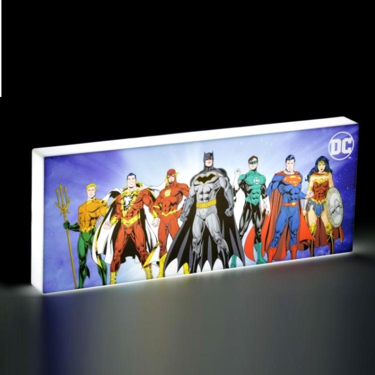 Paladone Lampada Ufficiale Dc Comics Heroes Personaggi Light Pulsing 30Cm Led
