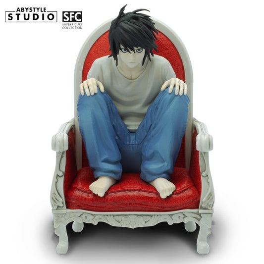 ABYSTYLE - SFC: DEATH NOTE 06 "L" SUPER FIGURE 30cm STATUETTA ANIME COLLEZIONE