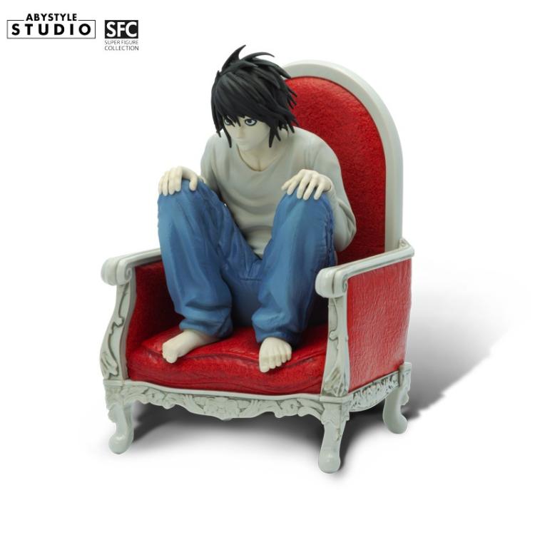 ABYSTYLE - SFC: DEATH NOTE 06 "L" SUPER FIGURE 30cm STATUETTA ANIME COLLEZIONE