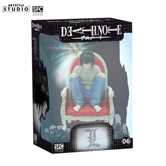 ABYSTYLE - SFC: DEATH NOTE 06 "L" SUPER FIGURE 30cm STATUETTA ANIME COLLEZIONE