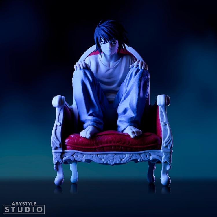 ABYSTYLE - SFC: DEATH NOTE 06 "L" SUPER FIGURE 30cm STATUETTA ANIME COLLEZIONE