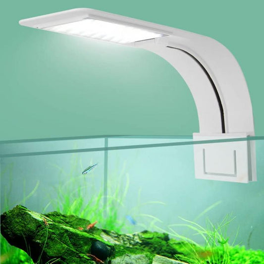 Plafoniera Luce Acquario Bianca/Blu 18 Led Esterna 7W Barra Tartarughiera Dee301