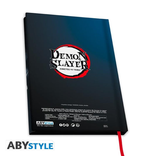 DEMON SLAYER Taccuino A5 ABYstyle COLLEZIONE NOTEBOOK UFFICIALE 21.7cm x 15.5cm