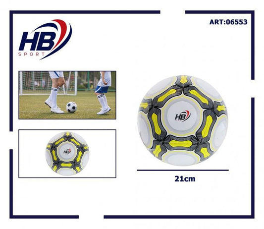 Pallone Da Calcio Palla Calcetto Football Misura 5 Regolamentare Ø 21Cm - Giallo