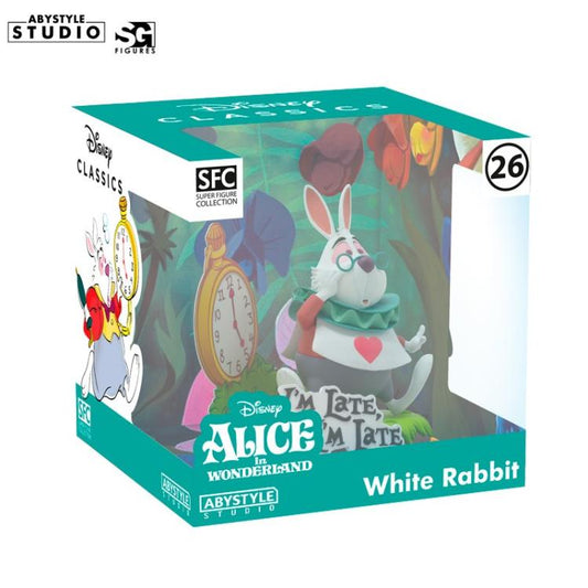 ABYSTYLE - SFC: DISNEY ALICE IN THE WONDERLAND 26 "WHITE RABBIT" CONIGLIO BIANCO