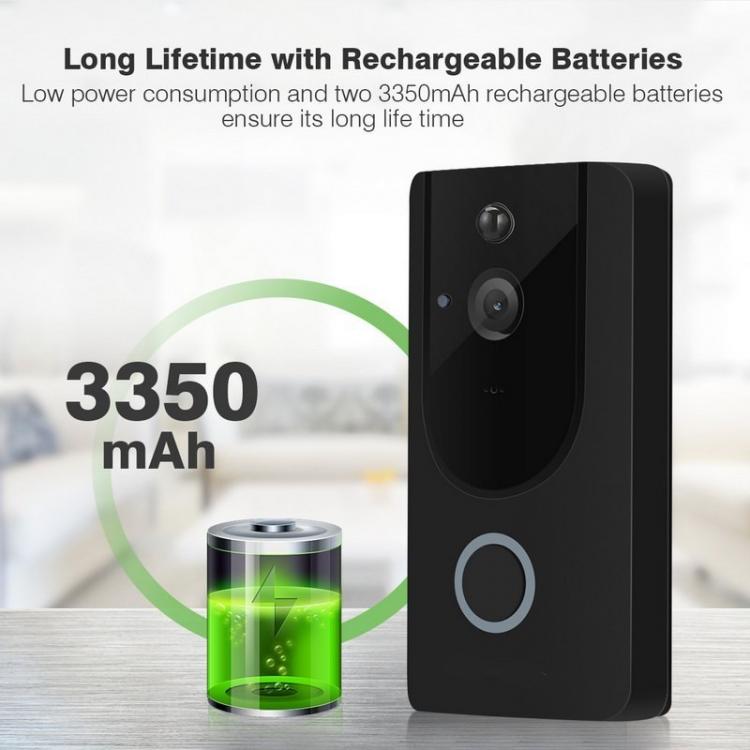 Videocitofono Wifi Ip Telecamera Citofono Campanello Smartphone Per Android Ios