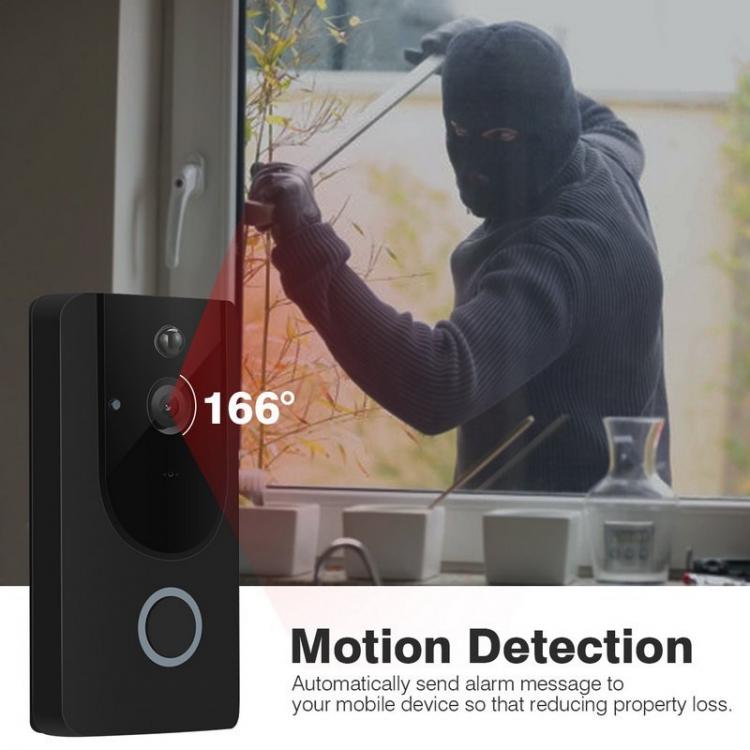 Videocitofono Wifi Ip Telecamera Citofono Campanello Smartphone Per Android Ios