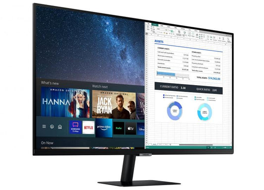Samsung 27'' Smart Monitor Led S27Am500 Wifi Full Hd Hdmi Pc Netflix Dazn Ps4