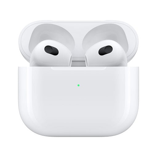 APPLE AURICOLARI AIRPODS 3 MME73ZM/A + CUSTODIA RICARICA WIRELESS IPHONE SPOTIFY