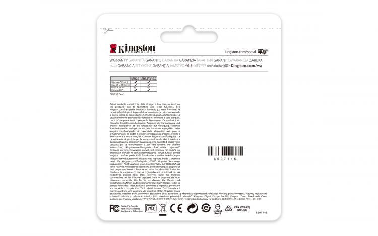 Kingston Pendrive Datatraveler 128Gb Usb 3.1 + Type C Dt70/128Gb Chiavetta Usb