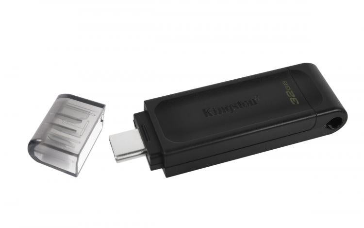 Kingston Pendrive Datatraveler 64Gb Usb 3.1 + Type C Dt70/64Gb Chiavetta Memoria