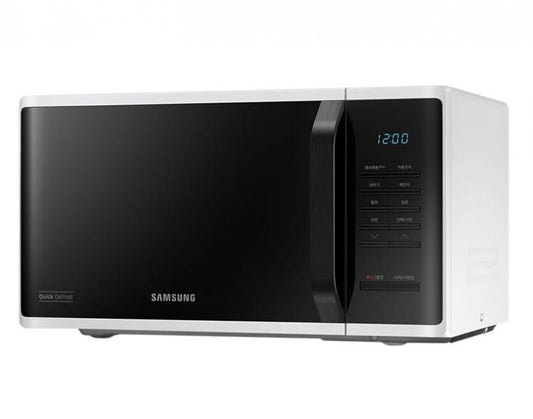 Samsung Forno A Microonde 23Lt 800W Nero/Bianco Ms23K3513Aw Schermo Led