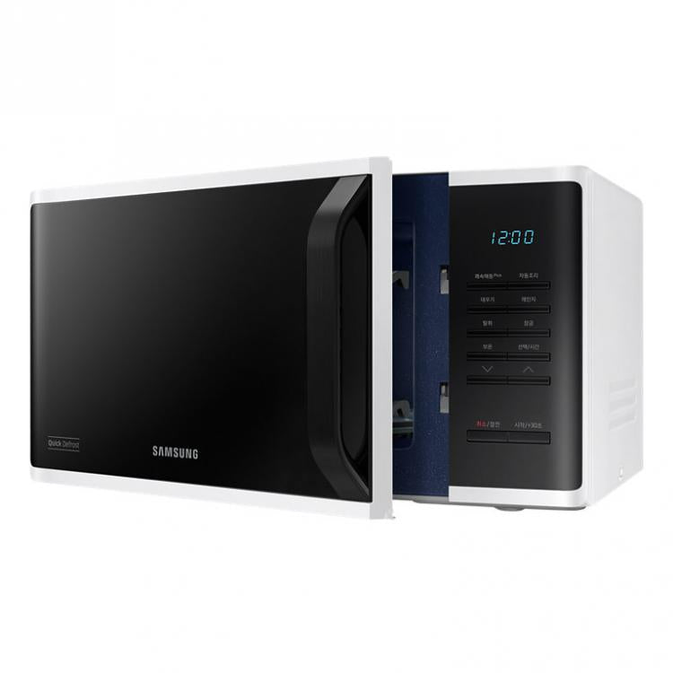 Samsung Forno A Microonde 23Lt 800W Nero/Bianco Ms23K3513Aw Schermo Led