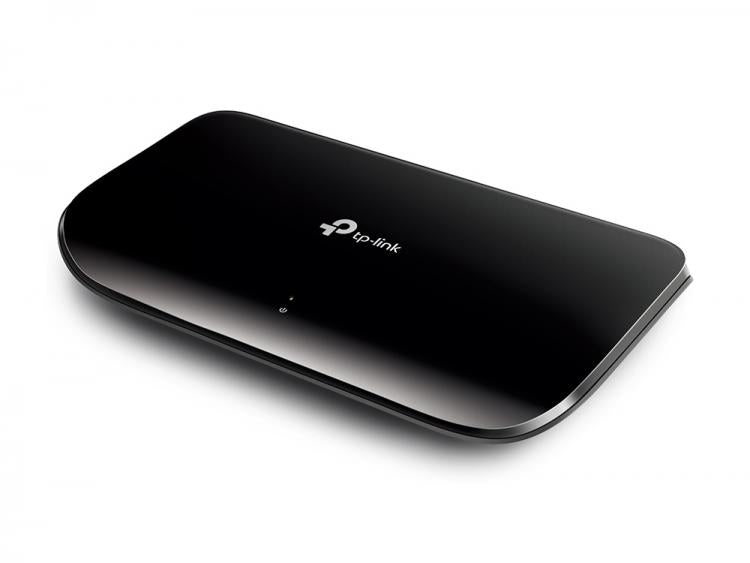 Tp-Link Switch Gigabit 8 Porte Hub Rete Lan 10/100/1000Mbps Tl-Sg1008D Ethernet