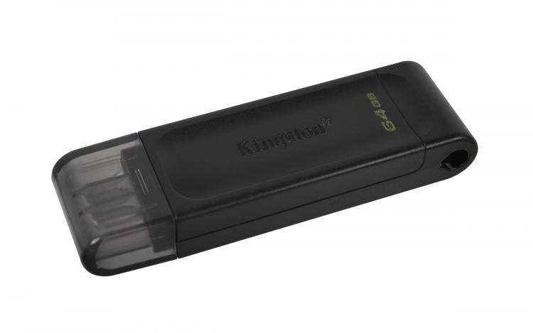 Kingston Pendrive Datatraveler 64Gb Usb 3.1 + Type C Dt70/64Gb Chiavetta Memoria