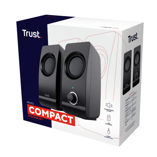Trust Remo Speaker 2.0 Casse Pc Audio Set Altoparlanti Stereo Desktop Usb 16W