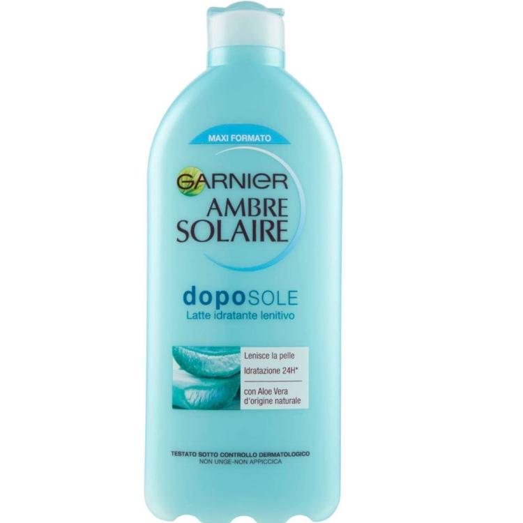 5pz Garnier Ambra Solaire Doposole Latte Idratante Lenitivo Con Aloe Vera 400Ml