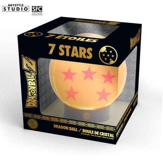 ABYSTYLE DRAGON BALL SFERA DI CRISTALLO 7 STELLE 75mm + PIEDISTALLO SFERE DRAGO