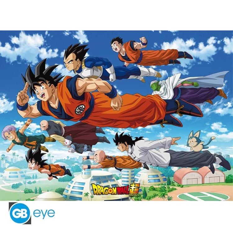 ABYSTYLE (DRAGON BALL SUPER) SET 2 CHIBI POSTER: "GOKU & FRIENDS" (52X38) GB EYE