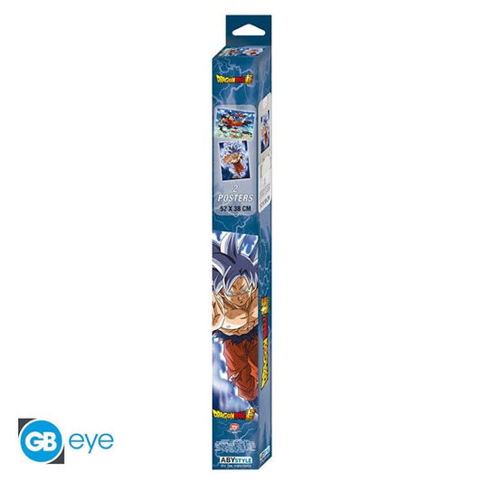 ABYSTYLE (DRAGON BALL SUPER) SET 2 CHIBI POSTER: "GOKU & FRIENDS" (52X38) GB EYE