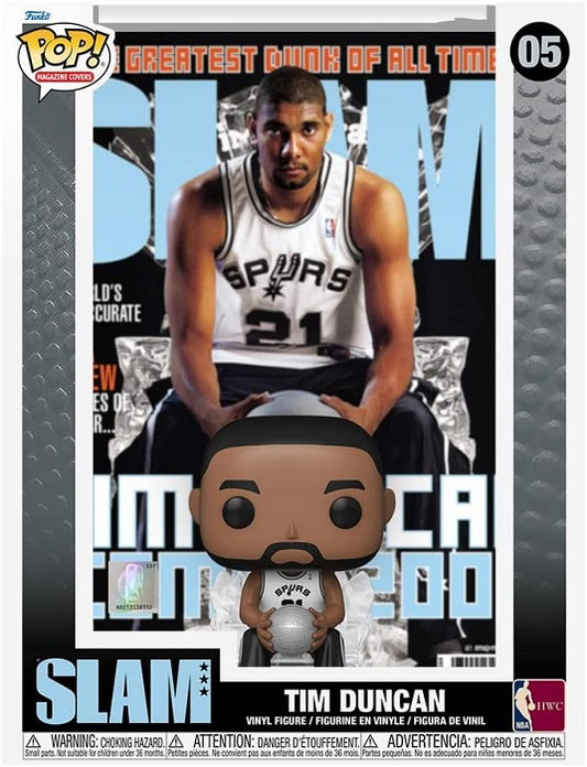 Funko Pop ! Magazine Covers Slam - Tim Duncan (05) Nba Vinyl Figure Basketball