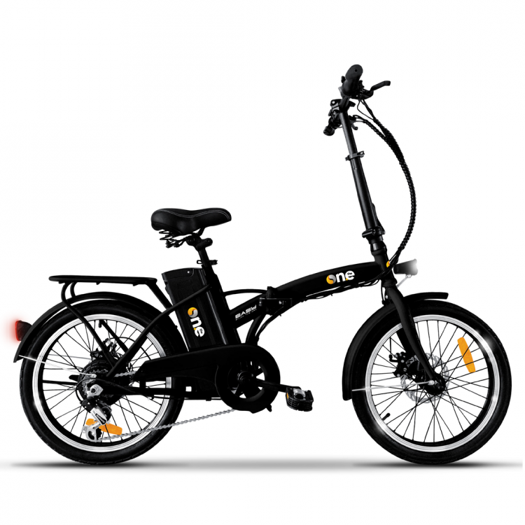 The One Bici Elettrica Easy 250W/36V 25Kmh Display Black Bicicletta Passeggio N