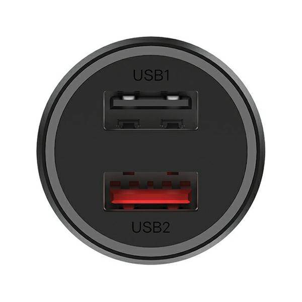 Xiaomi Mi 37W Dual-Port Carcharger Caricabatterie Usb Auto Accendisigari 12V-24V
