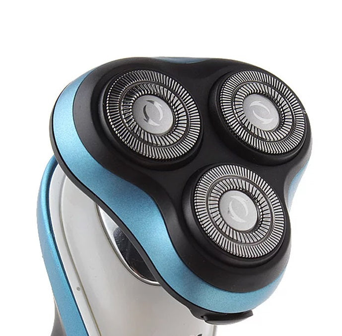 Rasoio 3 Testine Elettrico Ricaricabile Uomo Regolazione Barba Peli Viso Sn-320