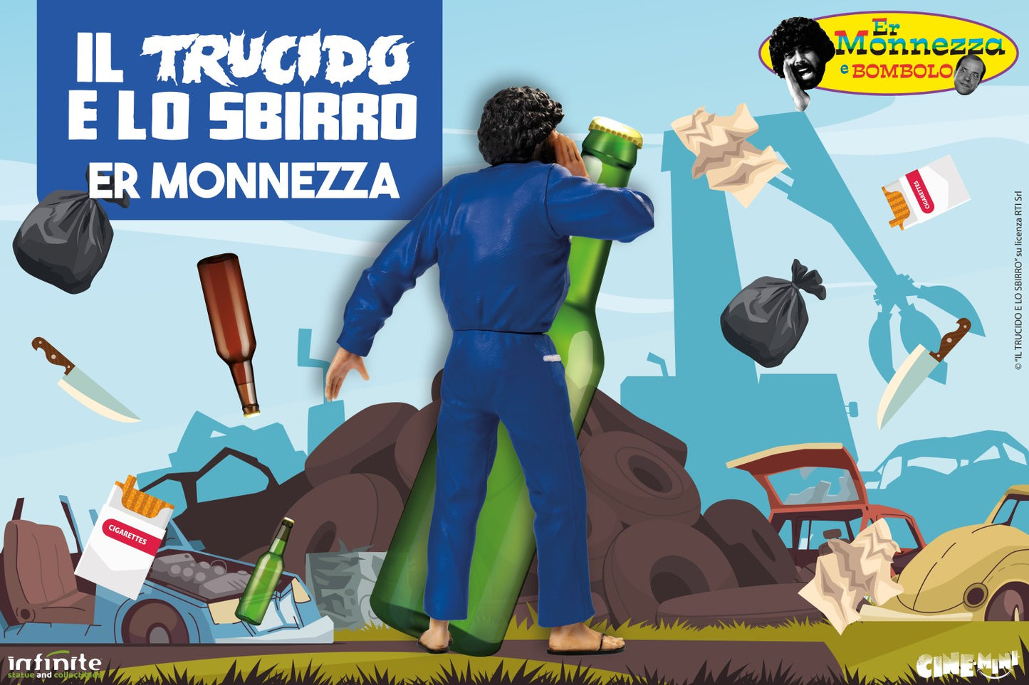 Infinite - Er monnezza (il trucido e lo sbirro) Figure Cine-Mini 11cm PVC Nico Giraldi Film