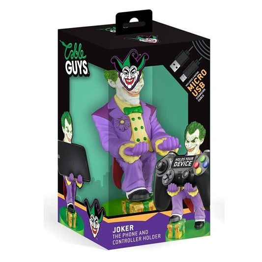 Cable Guys - Dc Comics (Joker) Statuetta Stand Smartphone Controller Di Gioco