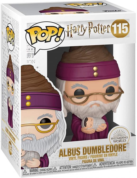 Funko Pop ! Harry Potter - (115) Albus Silente Con Harry Neonato Dumbledore Figure