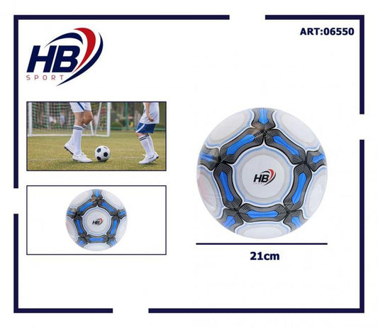 Pallone Da Calcio Palla Calcetto Football Misura 5 Regolamentare Ø 21Cm - Blu