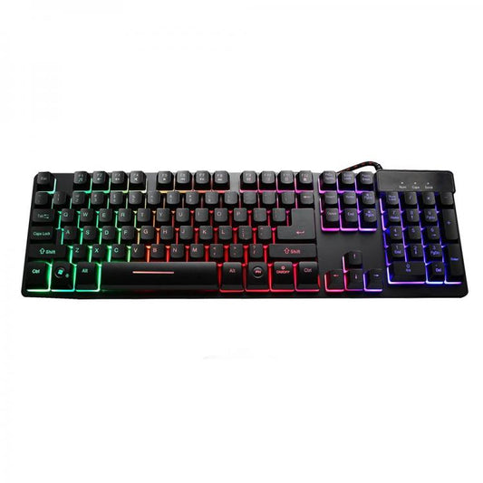 Tastiera Retroilluminata Gaming Computer Pc Led Usb Meccanica Keyboard Gioco 801