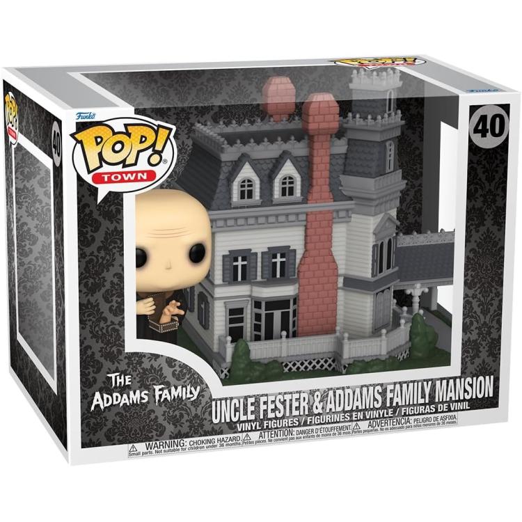 Funko Pop ! Tv The Addams Family - (40) Uncle Fester W / House Famiglia Addams