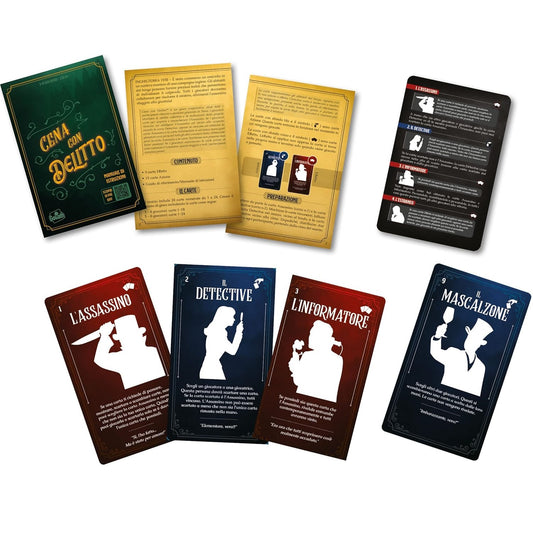 Goliath - Cena con Delitto - Gioco di Carte 3-8 Giocatori 14+ Anni