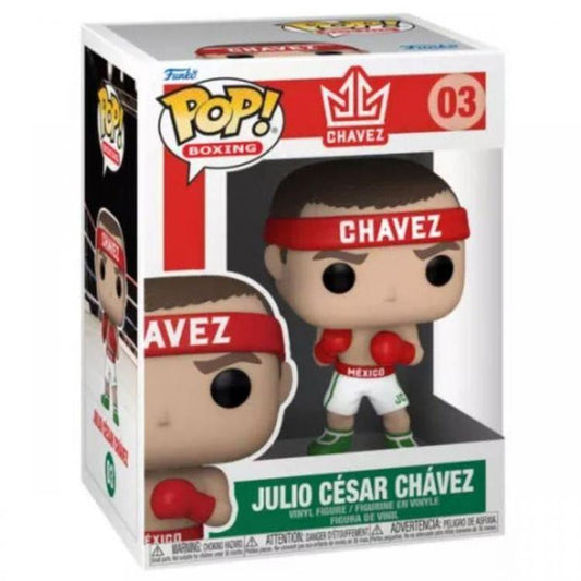 Funko Pop ! Boxing - (03) Julio Cesar Chavez Mexican Figure Vinyl Pugilato 9Cm