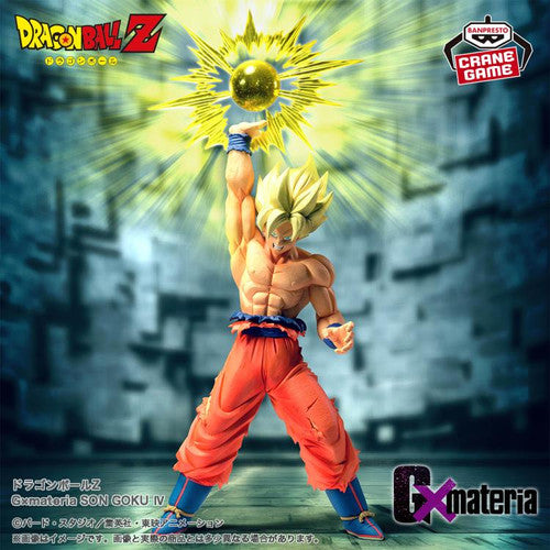 Bandai Banpresto Dragon Ball Z: Goku Super Saiyan Con Sfera Di Energia Statua Da Collezione - GxMateria Figure 18cm PVC