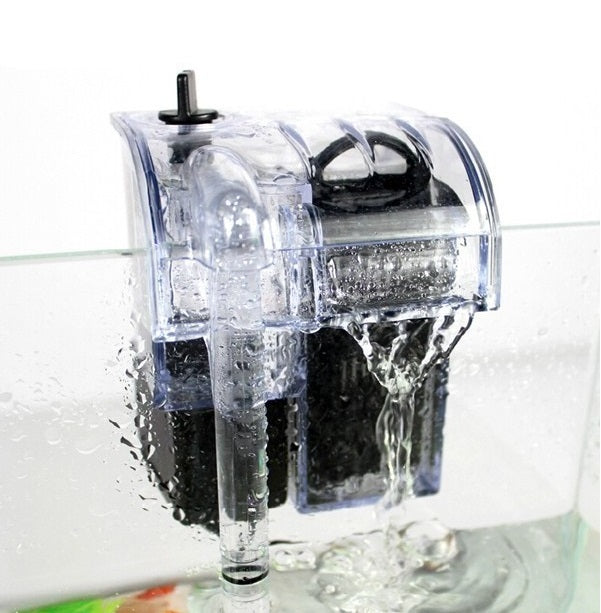Filtro Esterno A Zainetto Zaino Cascata 3.5W 250 L/H Acquario Dolce Marino Pesci