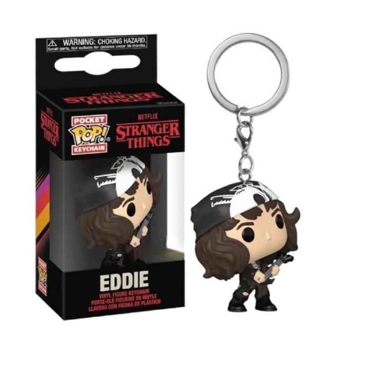 Funko Pop! Pocket Keychain - Netflix: Stranger Thing (Eddie) Serie Portachiavi
