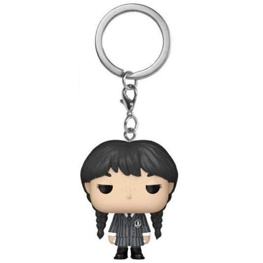 Funko Pop! Pocket Keychain - Wednesday (Wednesday Addams) Serie Portachiavi