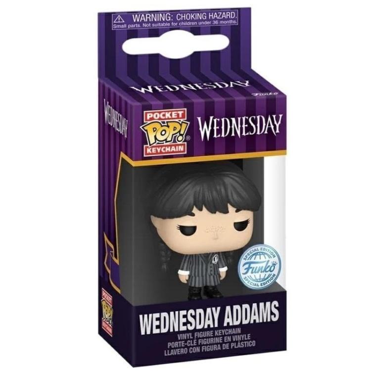 Funko Pop! Pocket Keychain - Wednesday (Wednesday Addams) Serie Portachiavi