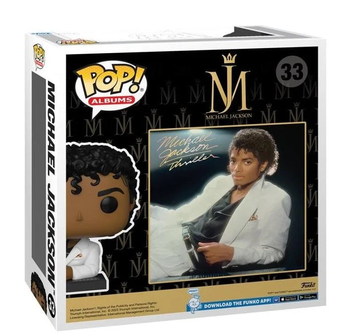 Funko Pop ! Albums - (33) Michael Jackson Thriller Album Cover Mj Vinyl Figure