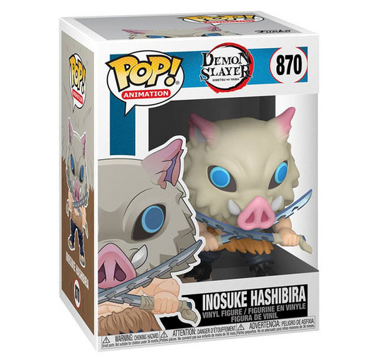 Funko Pop ! Animation Demon Slayer -Inosuke Hashibira (870) Figure Vinyl 9Cm
