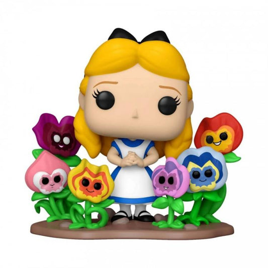 Funko Pop Deluxe Alice With Flowers 1057- Alice In Wonderland 70Th Statuta 15Cm
