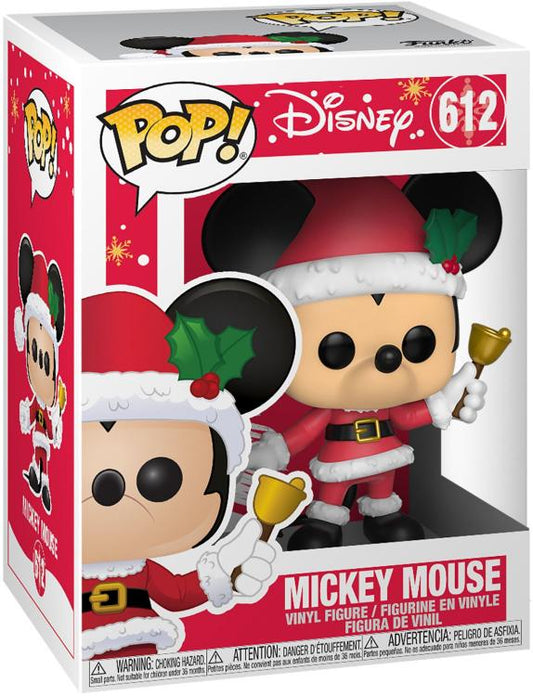 Funko Pop ! Disney Mickey Mouse (612) Vinyl Figure Holiday Merry Christmas