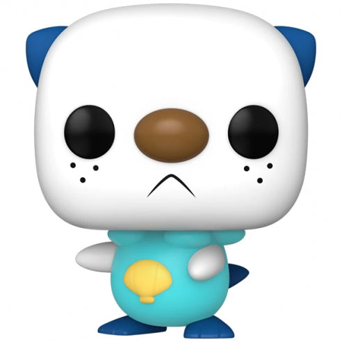 Funko Pop ! Games Pokemon (886) - Oshawott Vinyl Figure 9Cm Dewott Evo Acqua