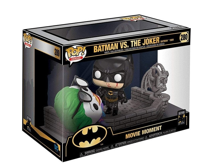 Funko Pop Movie Moments Batman 80Th 280 Batman Vs The Joker Sigillato Collezione