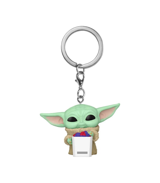 Funko Pop ! Keychain Star Wars The Mandalorian - Grogu With Snack 4cm